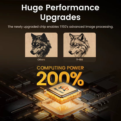 Laser Graveermachine T150 Pro 6W - Laser Cutter - Laserprinter All In One - Graveren - Display - Geel - Laser Snijmachine - Bedienbaar Met APP