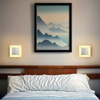 LuxiLamps - Led Wandlamp - Moderne Wandverlichting - 3000K Warm Wit - Hal lamp - Trappenhuis - 16 cm