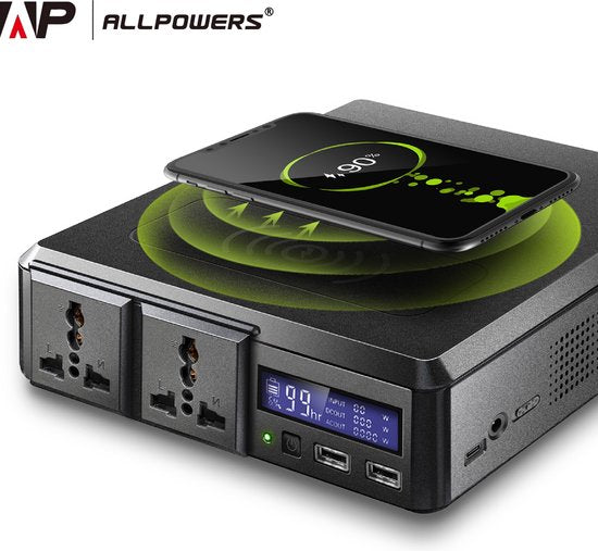 Allpowers® Solar Power Station - Powerbank - Zonnepaneel - Zonnepaneel Camper - 41600mAh - 60W