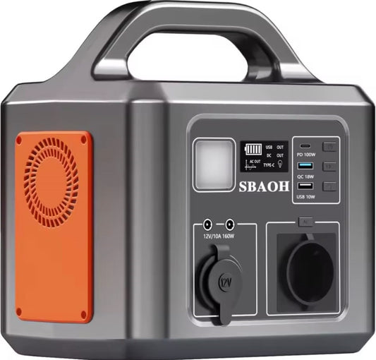 Draagbare Krachtcentrale - 600 W - Stroomgenerator - 538 Wh - Generator LED-Zaklamp - Mobiele Stroomgenerator Voor Reizen/Kamperen/Buiten