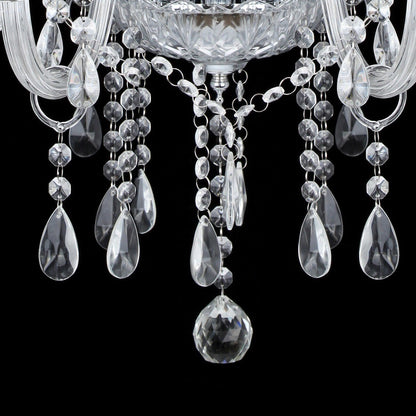 Crystal Chandelier - 6 Arm Crystal Chandelier - Pendant Lamp - Living Room Lamp - Modern Lamp - Ceiling Lamp