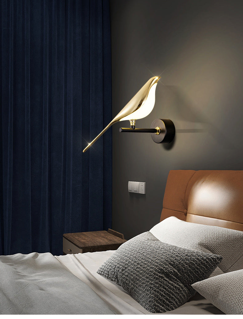 LuxiLamps - Wall Lamp Bird - Wall Lamp - Modern Wall Lamp - 24 cm - Rotatable - Mood Lighting - Decor Wall Lighting