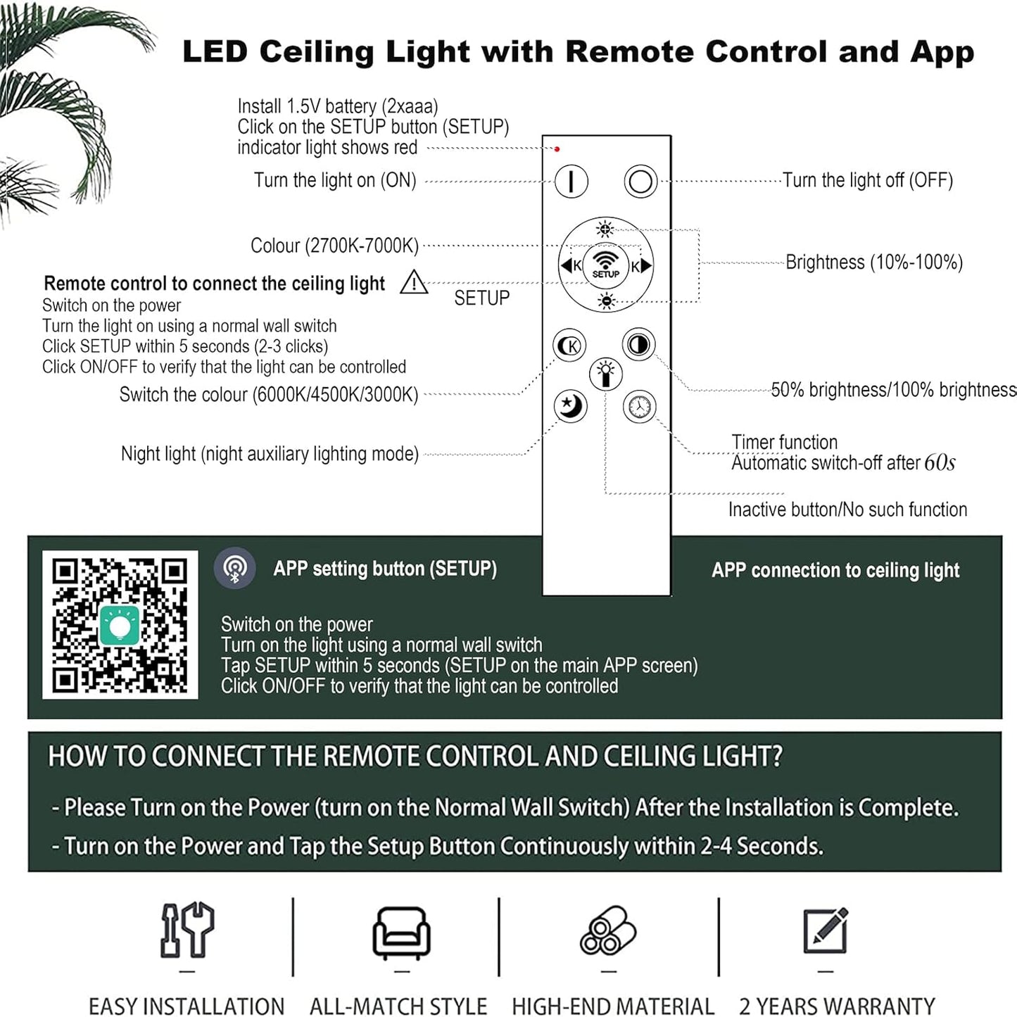 8 Ringen Plafondlamp - Kroonluchter - Wit - Dimbaar Met Afstandsbediening & App - Woonkamerlamp - 85 cm - LED Ringen Plafondlamp - 100W