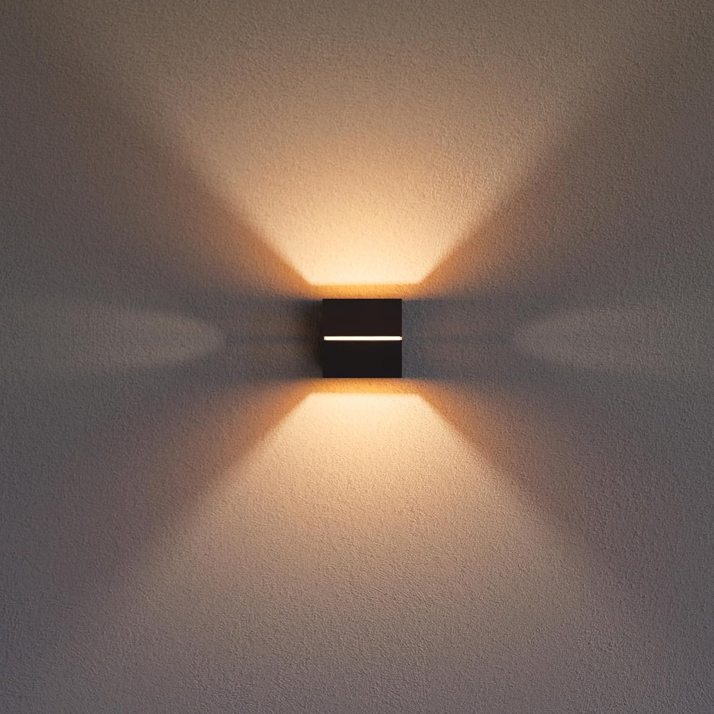 LuxiLamps - Led Wandlamp - Moderne Wandverlichting - Met Lichtgleuf - Goud/Zwart - Hal lamp - G9 - Trappenhuis - 16 cm