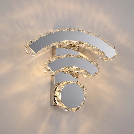 LuxiLamps - Crystal LED Wandlamp - Moderne Muur Verlichting - Kristallen Muur Lamp - Muur Decoratie