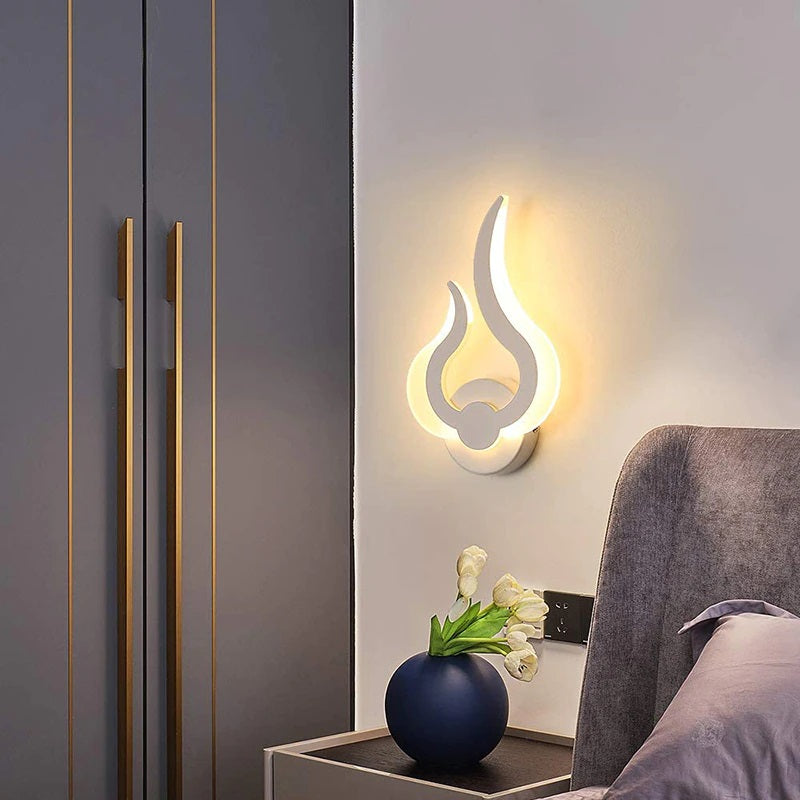 Modern Wall Lamp | Lighting | Pendant Lamp | Wall Lamp | For Living Room, Bedroom | Spiral | Electric | White
