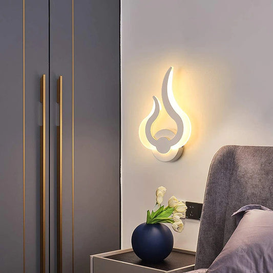 Modern Wall Lamp | Lighting | Pendant Lamp | Wall Lamp | For Living Room, Bedroom | Spiral | Electric | White