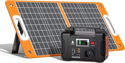 Stroomgenerator - Draagbaar - 42000mAh 220v/150W - met Zonnepaneel - Lithium