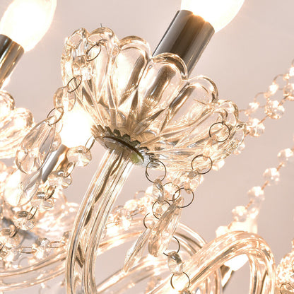 Crystal Chandelier - 8 Arm Kristallen Kroonluchter - Hanglamp - Woonkamer Lamp - Moderne Lamp - Plafonniere