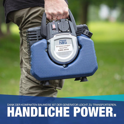 Benzine Stroomgenerator met Inverter - 230V 800W - Lichtgewicht en Draagbaar