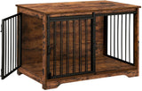 
dog crate furniture - 100 cm - brown - 2 sliding doors - dog box - dog crate - beautiful design - multifunctional - coffee table / TV stand - chew and scratch resistant