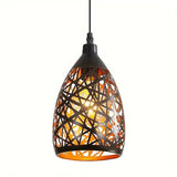 
Industrial Spider Web Pendant Light - Retro Black Ceiling Lamp - E27 - Dining Room - Cage Light - Living Room Lamp - Chandelier