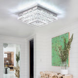 
Crystal Chandelier - Crystal LED Ceiling Light - Living Room Lamp - 37 cm - With Remote Control - Modern Lamp - 3 Tiers