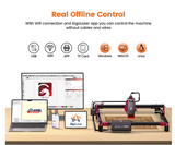 
Laser Engraving Machine - Engraving Machine - Black - Engraver - 5W - With Rotary Roller - Laser Cutter - Wood Acrylic Laser Cutting Machine - Ultra-thin Laser