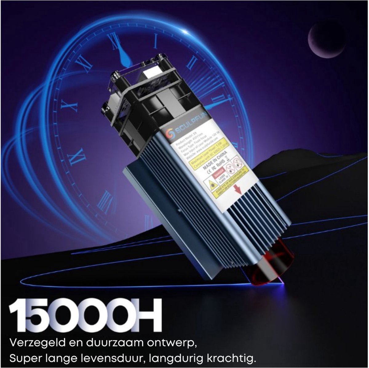 Laser Graveermachine - Sculpfun S9 Graveermachine - Graveermachine - Laser cutter - Hout Acryl Laser Snijmachine - Ultra Dunne Laser