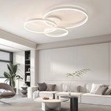 
3 Ring LED Ceiling Light - White - Dimmable With Remote Control And App - For Living And Dining Room - Ceiling Fixture