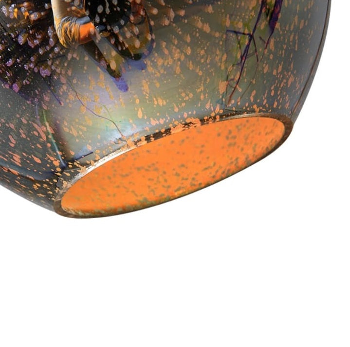 LuxiLamps - Glass Starry Sky - 3-Piece Pendant Light - Unique Living Room Lamp - Modern 3D Lamp - Ceiling Light