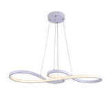 
LuxiLamps - Pendant Lamp - Chandelier - White - Living Room Lamp Dimmable With Remote Control - Modern Lamp - Dining Room Lamp - LED Ceiling Lamp - Ceiling Light
