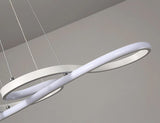 
LuxiLamps - Pendant Lamp - Chandelier - White - Living Room Lamp Dimmable With Remote Control - Modern Lamp - Dining Room Lamp - LED Ceiling Lamp - Ceiling Light