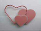 
LuxiLamps - Heart-shaped Ceiling Lamp - Pink - Dimmable With Remote Control - Children's Room - 52 cm - Modern Lamp - Bedroom Lamp - Ceiling Lamp