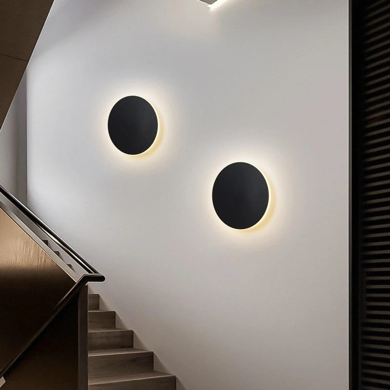 LuxiLamps - Led Touch Schakelaar - Moderne Sensor Wandlamp - Zwart - Wall Lamp Touch - LED Muurverlichting