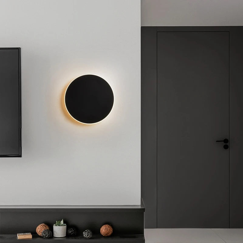 LuxiLamps - Led Touch Schakelaar - Moderne Sensor Wandlamp - Zwart - Wall Lamp Touch - LED Muurverlichting