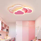 
LuxiLamps - Clouds Hearts Ceiling Lamp - With Remote Control - Pink - Dimmable - Living Room Lamp - Modern Lamp - Ceiling Light