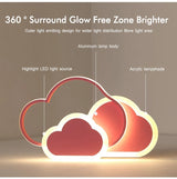 
LuxiLamps - Clouds Hearts Ceiling Lamp - With Remote Control - Pink - Dimmable - Living Room Lamp - Modern Lamp - Ceiling Light