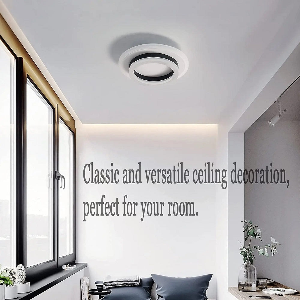 Moderne Acryl Plafond Verlichting - LED Rond Plafondlamp - Warm Wit - Gangpad of Hal Lamp - Plafoniere