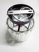 
Modern Crystal Ceiling Lamp - Black - LED Round Crystal Chandelier - Aisle Lamp
