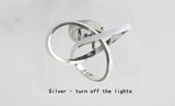 
Modern Curl Ceiling Light - Chrome - LED Ceiling Fixture - Warm White - For Hallways And Entrances
