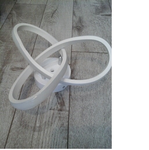 Modern Curl Ceiling Light - White - LED Ceiling Fixture - Cool White - For Hallways And Entrances
