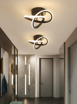 
Modern Curl Ceiling Light - Black - LED Ceiling Fixture - For Hallways And Entrances