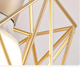 
Geometric Cage Ceiling Light - E27 - Bulb Not Included - For Hallway - Ceiling Fixture