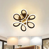
Flower-Shaped Ceiling Light - Black - For Living And Dining Room - Ceiling Fixture