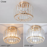 
Ceiling lamp - Lighting - Aisle - Lamp - Crystal Look - Ceiling light - 22 cm - Round - Gold - E27