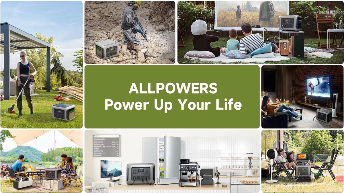 Powerstation R2500WE - Draagbare Powerstation - Krachtcentrale - 2016Wh / 2Kwh - Uitbreidbaar Tot 20kWh – Output 2500W - Piek 4000w - 13 Outputs AC/DC & USB - LiFePO4 Batterij - Camping - Thuis - Noodaggregraat - Noodstroom - Inclusief APP