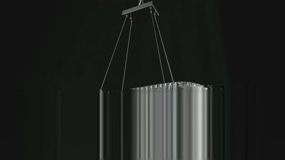 Kroonluchter - Crystal Led Hanglamp - Woonkamerlamp - 57cm - Met Afstandsbediening - Moderne lamp - Hanglamp