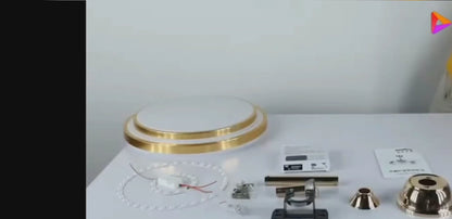 Ventilator Lamp - Plafondventilator - Hanglamp Ventilator - 97 cm - Goud - Dimbaar - 3 Standen - Afstandsbediening - Woonkamerlamp - Moderne lamp