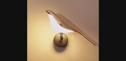 LuxiLamps - Wall Lamp Bird - Wall Lamp - Modern Wall Lamp - 24 cm - Rotatable - Mood Lighting - Decor Wall Lighting