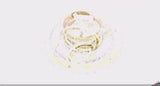 
Crystal 3 Ring Pendant Light - Largest Ring Ø 40 cm - Modern Chandelier For The Living Room