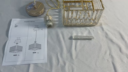 Luxueuze Kristallen Hanglamp - Kroonluchter Hanglamp - Moderne Hanglamp - Goud - Kroonluchter - E27