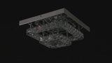
K9 Crystal LED Ceiling Light - Stainless Steel - Warm White - 24 W - Surface Mounting - Wall Switch