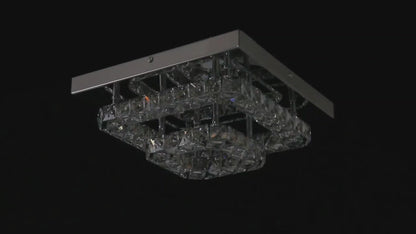Kristallen Kroonluchter - Crystal Led Lamp - Woonkamerlamp - Moderne lamp - LED Plafondlamp - Plafoniere