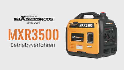 Superstille Inverter Stroomgenerator 3300 W - Benzine, 4-Takt - Met USB en 230V Stopcontacten - Noodstroomaggregaat voor Camping, Reizen en Oorlogsnood