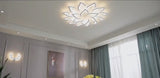 
Modern Lotus LED Ceiling Light - White - Dimmable With Remote Control And App - For Living And Dining Room - Ceiling Fixture