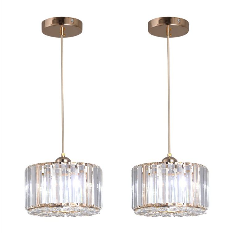 Luxueuze Kristallen Hanglamp - Kroonluchter Hanglamp - Moderne Hanglamp - Goud - Kroonluchter - E27
