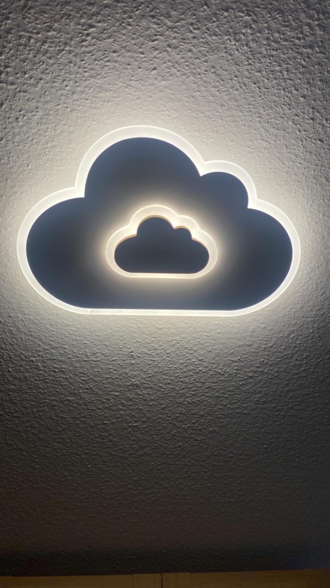 Wolken Plafondlamp - Dimbaar Met Afstandsbediening - Wit - Kinderkamer - Moderne lamp - Plafonnière - Babykamer Decoratielamp