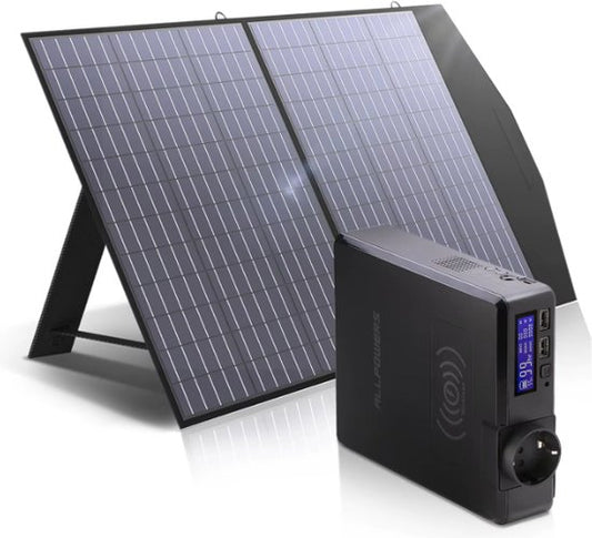 Allpowers® Solar Power Station - Powerbank - Zonnepaneel - Zonnepaneel Camper - 41600mAh - 60W