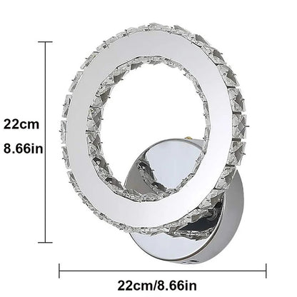 Crystal LED Wall Lamp - Modern Wall Lighting - 22 cm - Crystal Wall Lamp - Wall Decoration